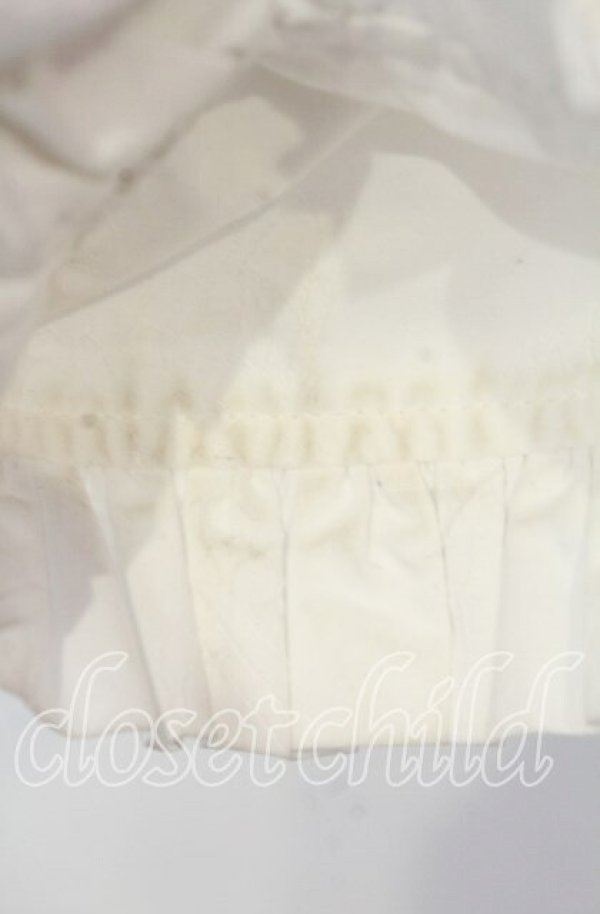 画像6: ヴィヴィアンウエストウッド 中古 / オーブジャガードフリルボウブラウス 01 ホワイト  O-25-11-23-016-bl-YM-OS (6)