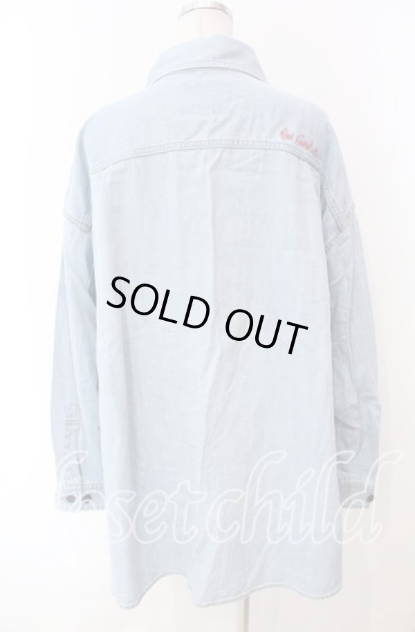 画像5: ヴィヴィアンウエストウッド 中古 / ライトデニムユーズドエフェクトシャツ  ライトインディゴ  O-25-11-23-018-jc-IG-OS (5)