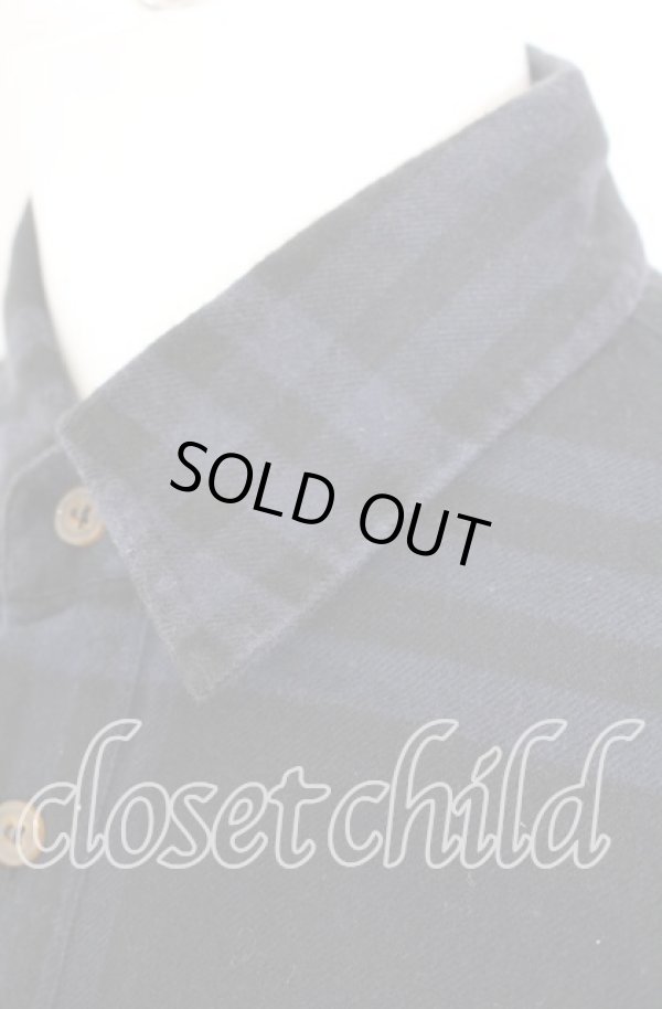 画像3: ヴィヴィアンウエストウッド 中古 / チェックルイスシャツ 50 ネイビー×ブラック  O-25-11-23-019-bl-IG-ZH (3)