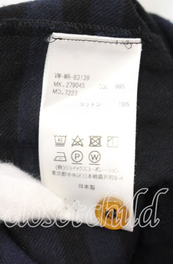 画像7: ヴィヴィアンウエストウッド 中古 / チェックルイスシャツ 50 ネイビー×ブラック  O-25-11-23-019-bl-IG-OS (7)