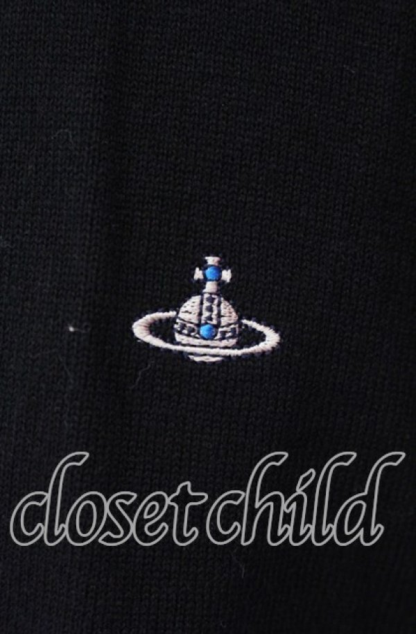 画像2: ヴィヴィアンウエストウッド MAN 中古 / ラウンドネックカーディガン 50 ブラック  O-25-11-23-020-to-IG-OS (2)