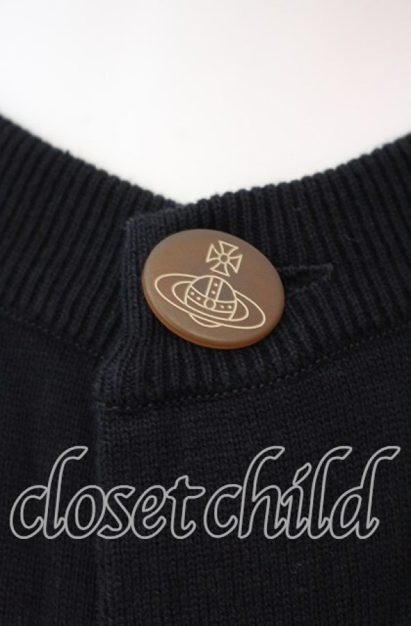 画像3: ヴィヴィアンウエストウッド MAN 中古 / ラウンドネックカーディガン 50 ブラック  O-25-11-23-020-to-IG-OS (3)