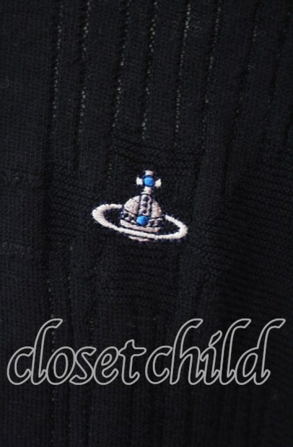 画像2: ヴィヴィアンウエストウッド MAN 中古 / RELAX KNIT VEST（リラックス ニット ベスト）  ブラック  O-25-11-23-021-to-IG-OS (2)