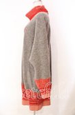 画像3: ヴィヴィアンウエストウッド 中古 / タートルネックニットワンピース 00 オレンジｘグレー  O-25-11-23-022-op-YM-OS (3)