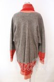 画像4: ヴィヴィアンウエストウッド 中古 / タートルネックニットワンピース 00 オレンジｘグレー  O-25-11-23-022-op-YM-OS (4)
