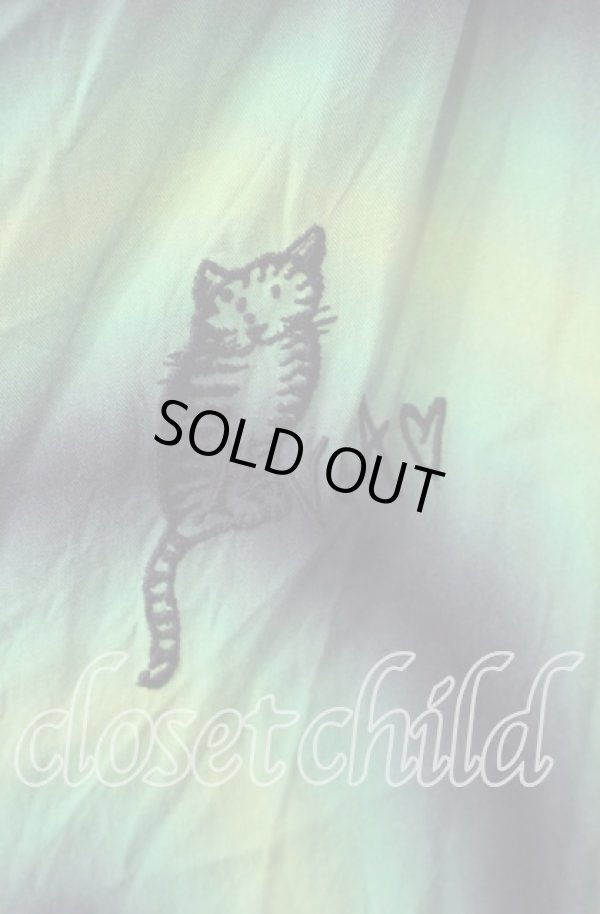 画像2: ヴィヴィアンウエストウッド 中古 / Dumbo Neon-print Dress（ドゥンボネオンプリントドレス）カットワンピース  ブラックｘネオン  O-25-11-23-023-op-YM-ZH (2)