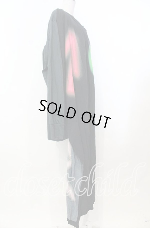 画像5: ヴィヴィアンウエストウッド 中古 / Dumbo Neon-print Dress（ドゥンボネオンプリントドレス）カットワンピース  ブラックｘネオン  O-25-11-23-023-op-YM-ZH (5)