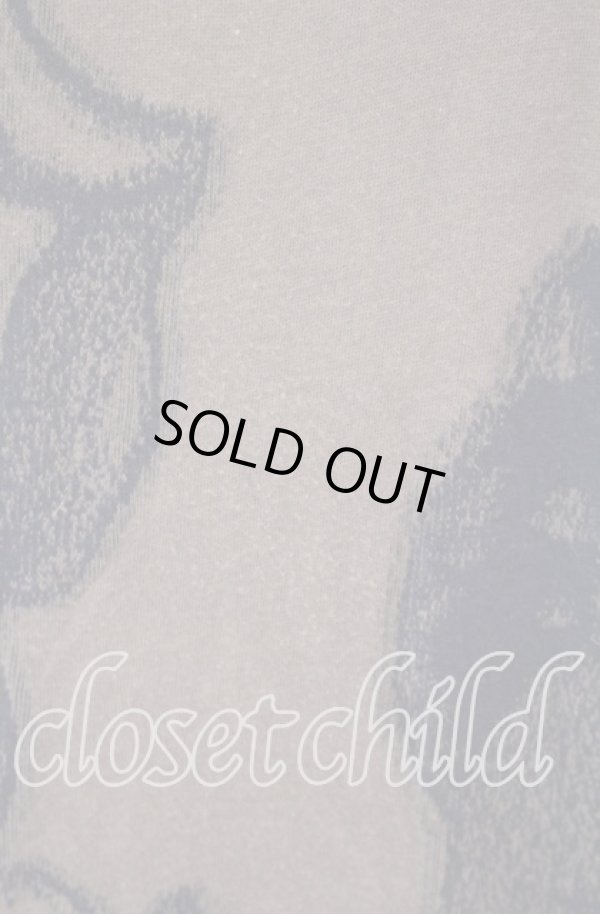 画像2: ヴィヴィアンウエストウッド 中古 / 総柄ニットワンピース 2 チャコール  O-25-11-23-029-op-YM-OS (2)