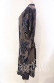 画像4: ヴィヴィアンウエストウッド 中古 / 総柄ニットワンピース 2 チャコール  O-25-11-23-029-op-YM-OS (4)