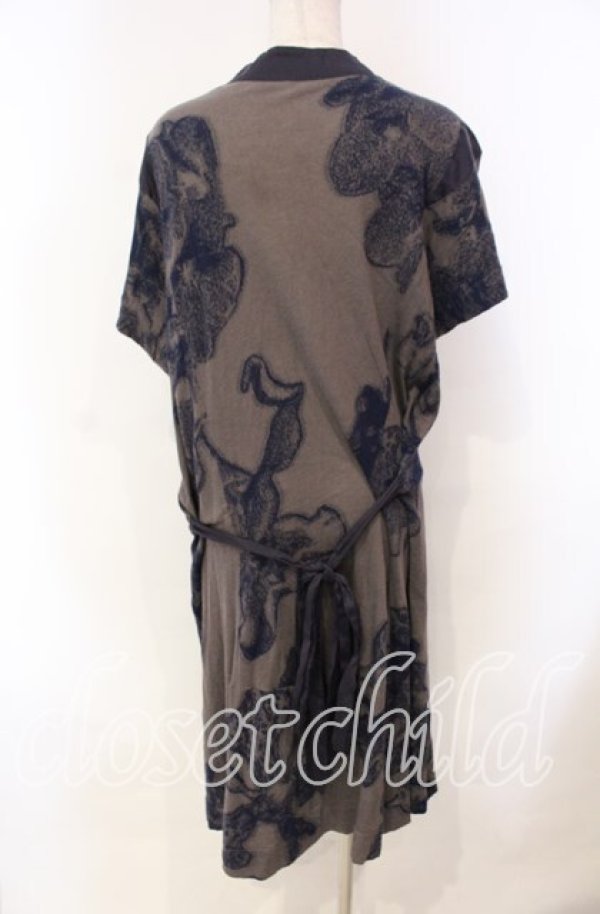 画像5: ヴィヴィアンウエストウッド 中古 / 総柄ニットワンピース 2 チャコール  O-25-11-23-029-op-YM-OS (5)