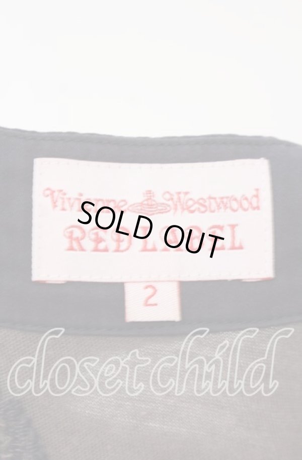 画像6: ヴィヴィアンウエストウッド 中古 / 総柄ニットワンピース 2 チャコール  O-25-11-23-029-op-YM-OS (6)