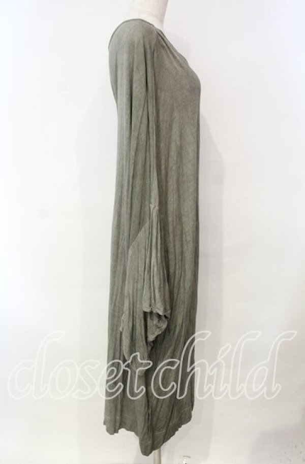 画像3: ANGLOMANIA 中古 / デビル袖カットワンピース L グレージュ  O-25-11-23-032-op-YM-OS (3)