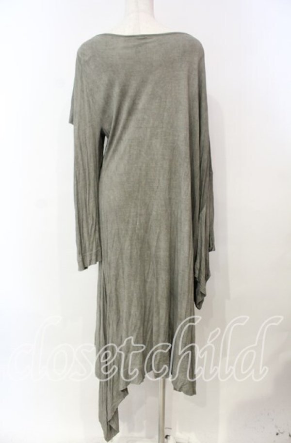 画像4: ANGLOMANIA 中古 / デビル袖カットワンピース L グレージュ  O-25-11-23-032-op-YM-OS (4)