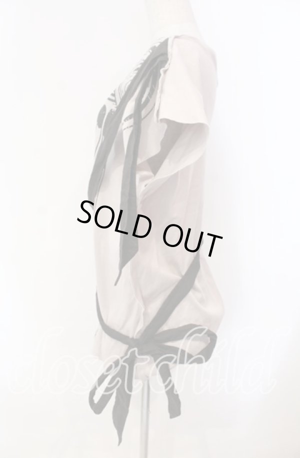 画像2: ヴィヴィアンウエストウッド 中古 / ピラースクエアカットソー 00 ベージュ  O-25-11-23-033-ts-YM-OS (2)