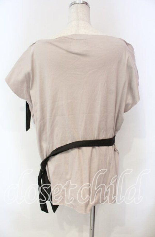 画像3: ヴィヴィアンウエストウッド 中古 / ピラースクエアカットソー 00 ベージュ  O-25-11-23-033-ts-YM-OS (3)