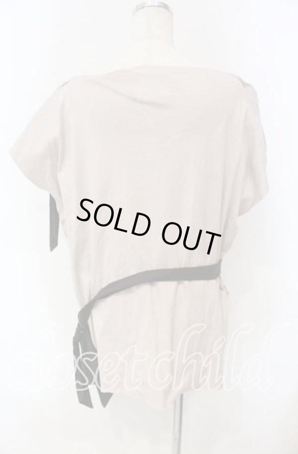 画像3: ヴィヴィアンウエストウッド 中古 / ピラースクエアカットソー 00 ベージュ  O-25-11-23-033-ts-YM-OS (3)