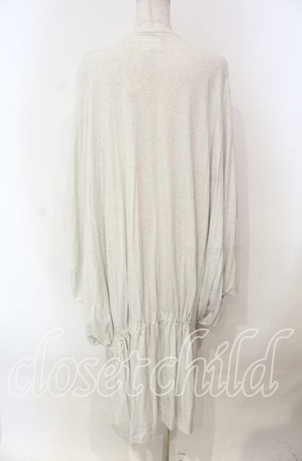 画像4: ANGLOMANIA 中古 / シャーリングバルーンカットワンピース 38 ライトグレー  O-25-11-23-034-to-YM-OS (4)