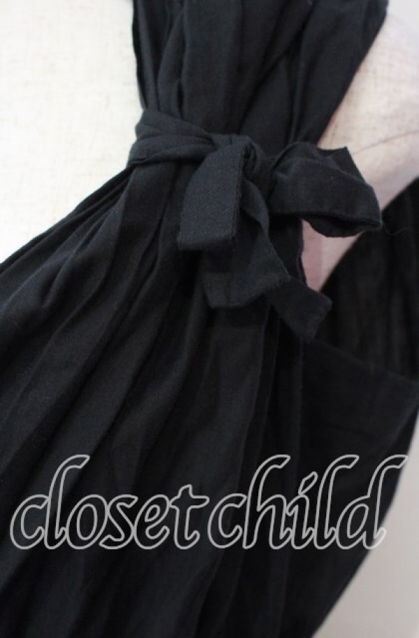 画像2: ヴィヴィアンウエストウッド 中古 / 変形ラップワンピース 3 ブラック  O-25-11-23-037-op-YM-OS (2)