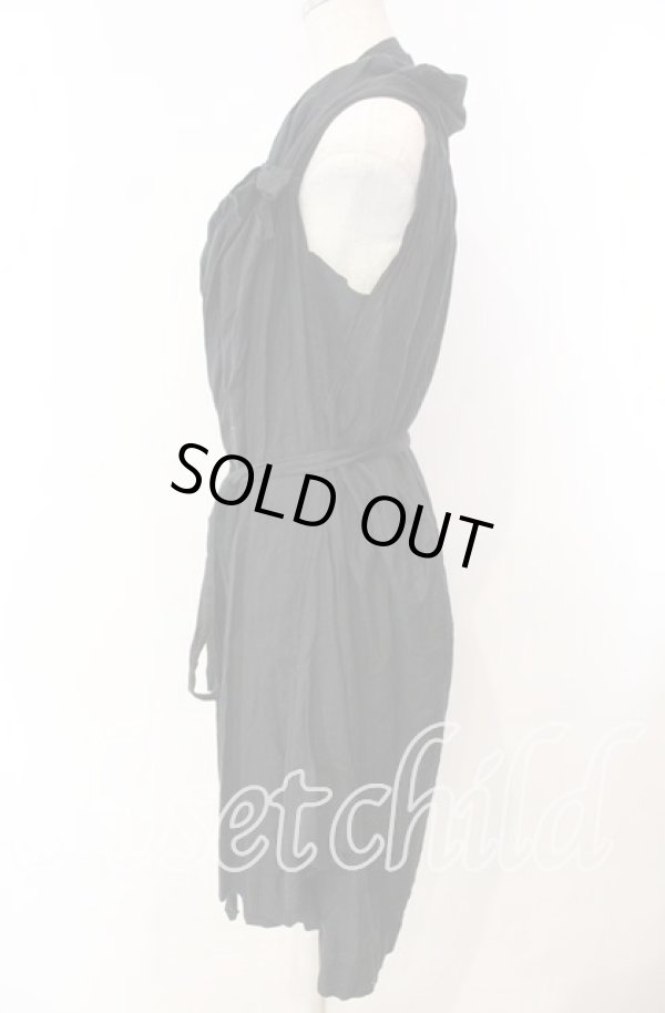 画像3: ヴィヴィアンウエストウッド 中古 / 変形ラップワンピース 3 ブラック  O-25-11-23-037-op-YM-OS (3)