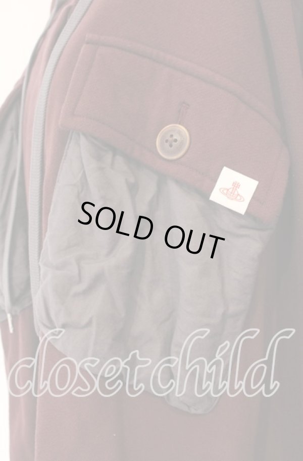 画像3: ヴィヴィアンウエストウッド 中古 / ビッグシルエットフーディ 00 ボルドー  O-25-11-23-004-co-YM-ZH (3)