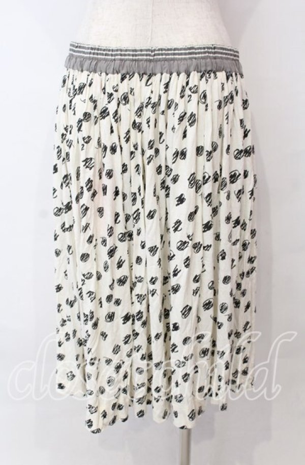 画像4: ヴィヴィアンウエストウッド 中古 / 総柄イージースカート M アイボリー  O-25-11-23-039-sk-YM-OS (4)