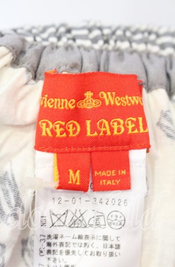 画像5: ヴィヴィアンウエストウッド 中古 / 総柄イージースカート M アイボリー  O-25-11-23-039-sk-YM-OS (5)