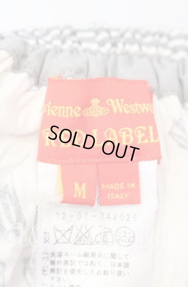 画像5: ヴィヴィアンウエストウッド 中古 / 総柄イージースカート M アイボリー  O-25-11-23-039-sk-YM-ZH (5)