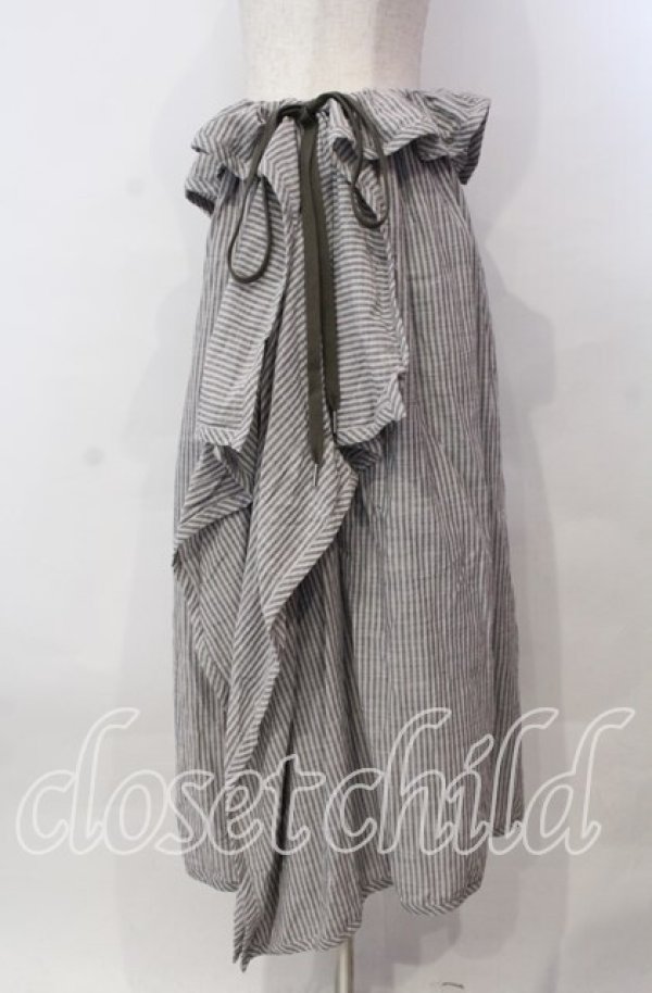 画像2: ヴィヴィアンウエストウッド 中古 / シャーリングドレープスカート 00 グレー  O-25-11-23-040-sk-YM-OS (2)