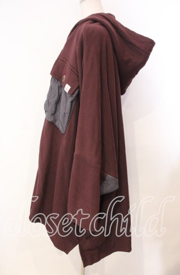 画像4: ヴィヴィアンウエストウッド 中古 / ビッグシルエットフーディ 00 ボルドー  O-25-11-23-004-co-YM-OS (4)