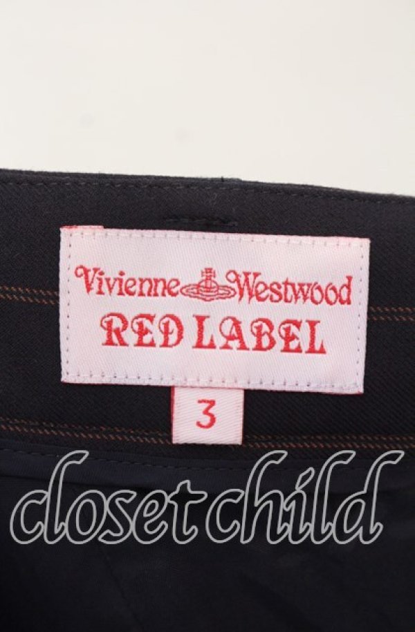 画像5: ヴィヴィアンウエストウッド 中古 / 変形サルエルパンツ 3 ネイビーｘパープル  O-25-11-23-041-pa-YM-OS (5)