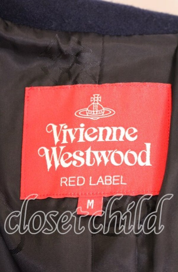 画像5: ヴィヴィアンウエストウッド 中古 / ウールメルトンラブコート M ネイビー  O-25-11-23-007-co-YM-OS (5)
