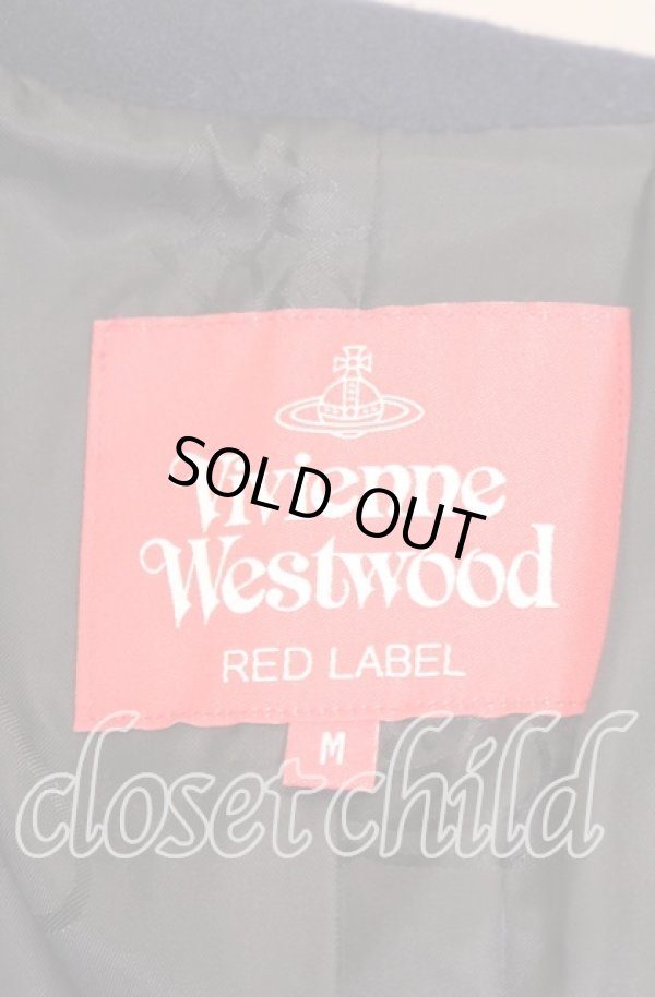 画像5: ヴィヴィアンウエストウッド 中古 / ウールメルトンラブコート M ネイビー  O-25-11-23-007-co-YM-OS (5)