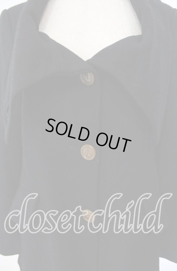 画像2: ヴィヴィアンウエストウッド 中古 / 変形コート 3 ブラック  O-25-11-23-008-jc-YM-OS (2)