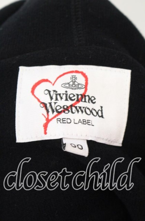 画像5: ヴィヴィアンウエストウッド 中古 / エンブレムパーカーワンピース 00 ブラック  O-25-11-23-010-op-YM-OS (5)