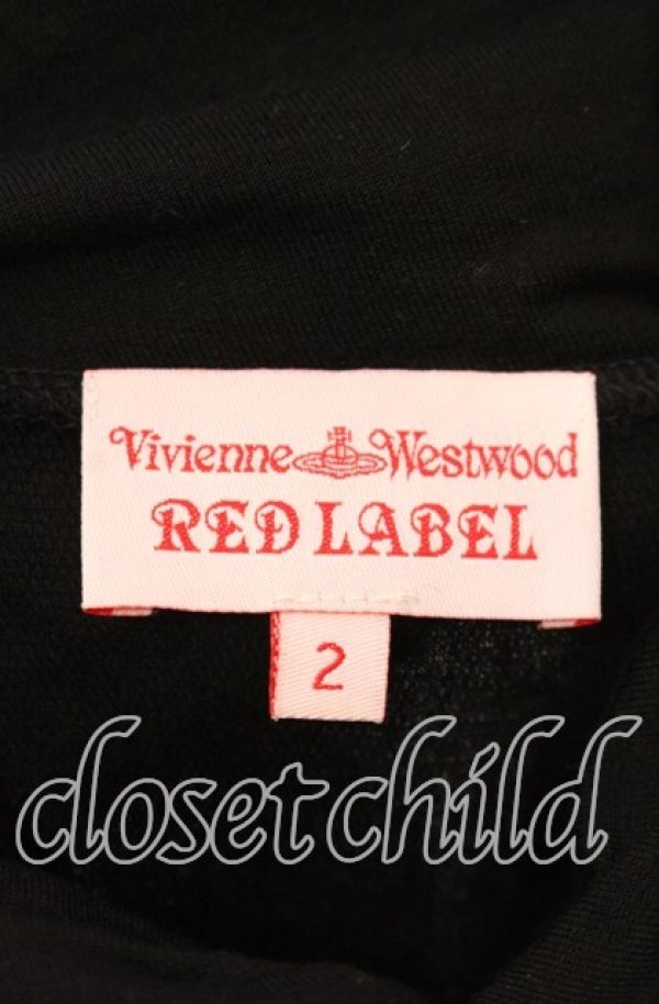 画像5: ヴィヴィアンウエストウッド 中古 / 砂時計プリントカットワンピース 2 ブラック  O-25-11-23-011-op-YM-OS (5)