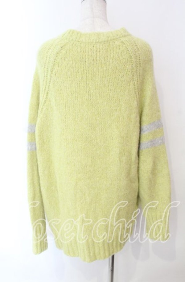 画像4: ヴィヴィアンウエストウッド 中古 / フラッフィーニットVネックカーディガン 00 イエロー  O-25-11-23-013-to-IG-OS (4)