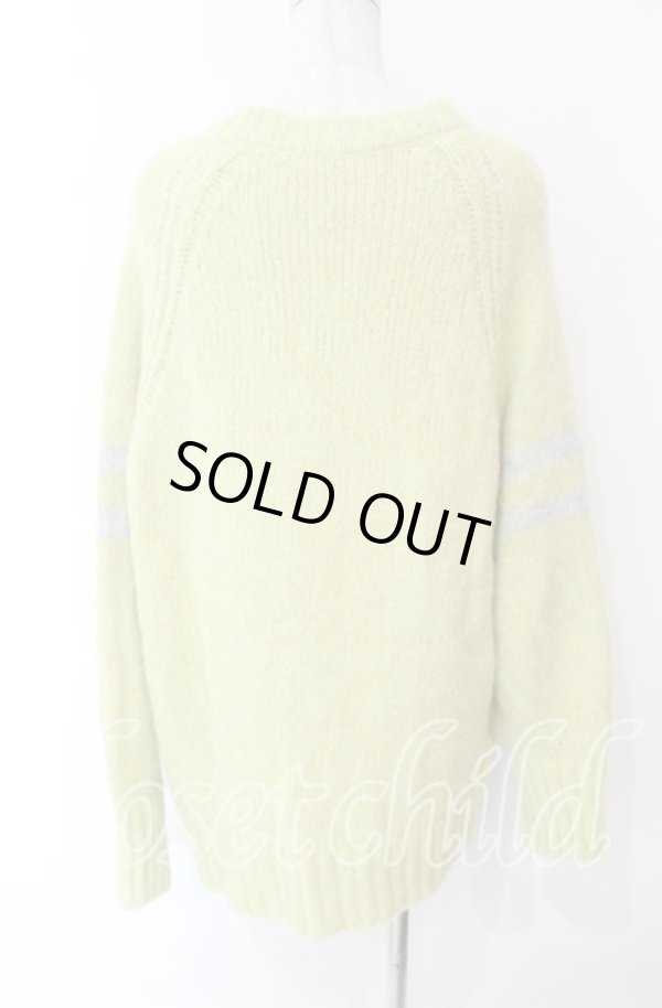 画像4: ヴィヴィアンウエストウッド 中古 / フラッフィーニットVネックカーディガン 00 イエロー  O-25-11-23-013-to-IG-OS (4)