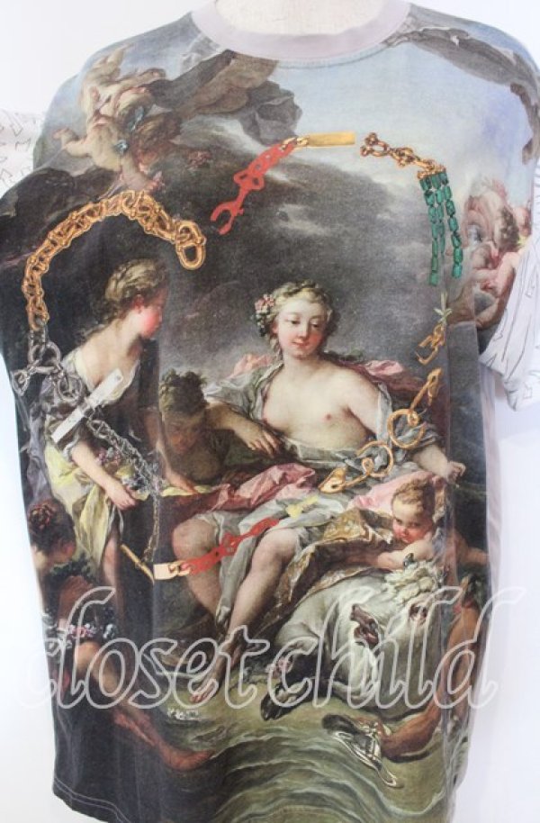 画像2: ヴィヴィアンウエストウッド 中古 / BOUCHER Tシャツ M グレーｘマルチ  O-25-11-23-014-to-YM-OS (2)