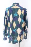 画像4: ヴィヴィアンウエストウッド MAN 中古 / HARLEQUINクラシックシャツ 48 グリーン  O-25-12-14-015-bl-YM-OS (4)