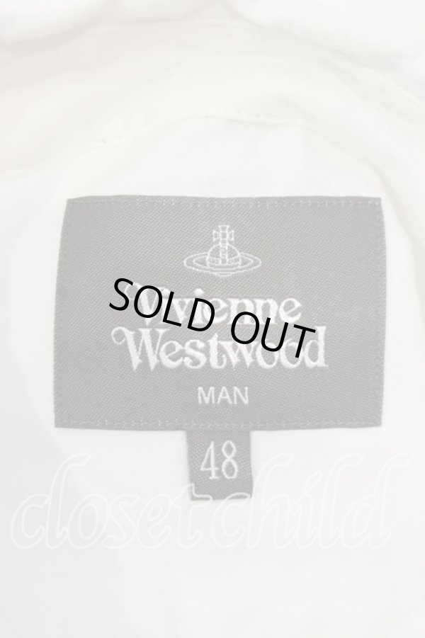 画像6: ヴィヴィアンウエストウッド MAN 中古 / ORIGINAL JACQUARD PETER PANシャツ（オリジナルジャガードピーターパン） 48 ホワイト  O-25-12-14-016-bl-YM-OS (6)