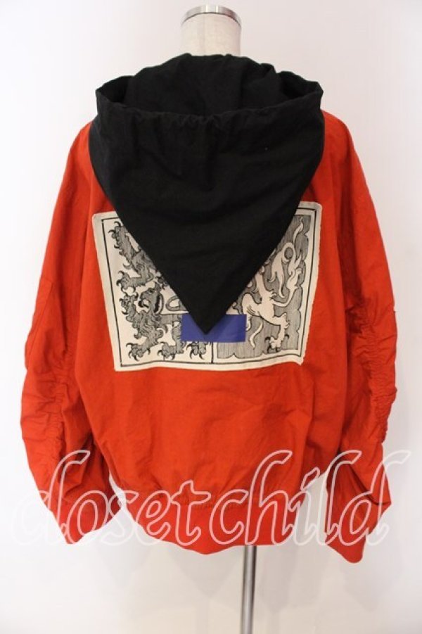 画像6: ヴィヴィアンウエストウッド 中古 / ミリタリーパッチフードジャケット 00 オレンジ  O-25-12-14-017-jc-YM-OS (6)