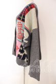 画像4: ヴィヴィアンウエストウッド 中古 / パッチワークチャンキーニット 00 グレーｘマルチ  O-25-12-14-018-to-YM-OS (4)