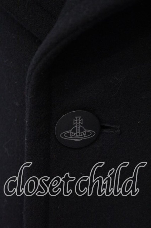 画像2: ヴィヴィアンウエストウッド 中古 / SIPEACOAT コート 38 ブラック  O-25-12-14-020-co-IG-OS (2)