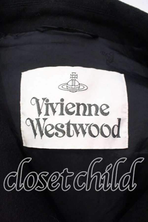 画像5: ヴィヴィアンウエストウッド 中古 / SIPEACOAT コート 38 ブラック  O-25-12-14-020-co-IG-OS (5)