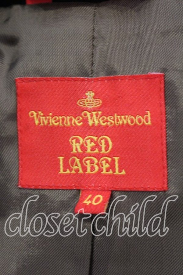 画像5: ヴィヴィアンウエストウッド 中古 / 変形襟別珍ショートジャケット 40 ブラック  O-25-12-14-022-jc-YM-OS (5)