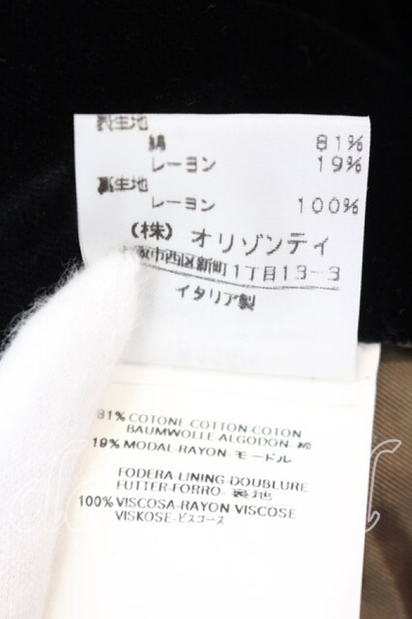 画像6: ヴィヴィアンウエストウッド 中古 / 変形襟別珍ショートジャケット 40 ブラック  O-25-12-14-022-jc-YM-OS (6)