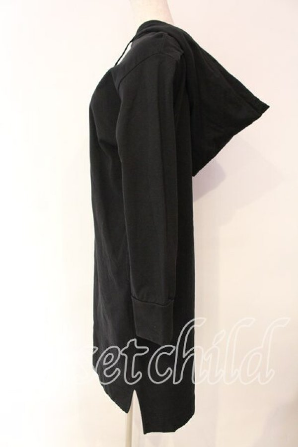 画像5: ヴィヴィアンウエストウッド 中古 / CHOICE 単色オーブパーカーワンピース 2 ブラック  O-25-12-14-023-op-YM-OS (5)