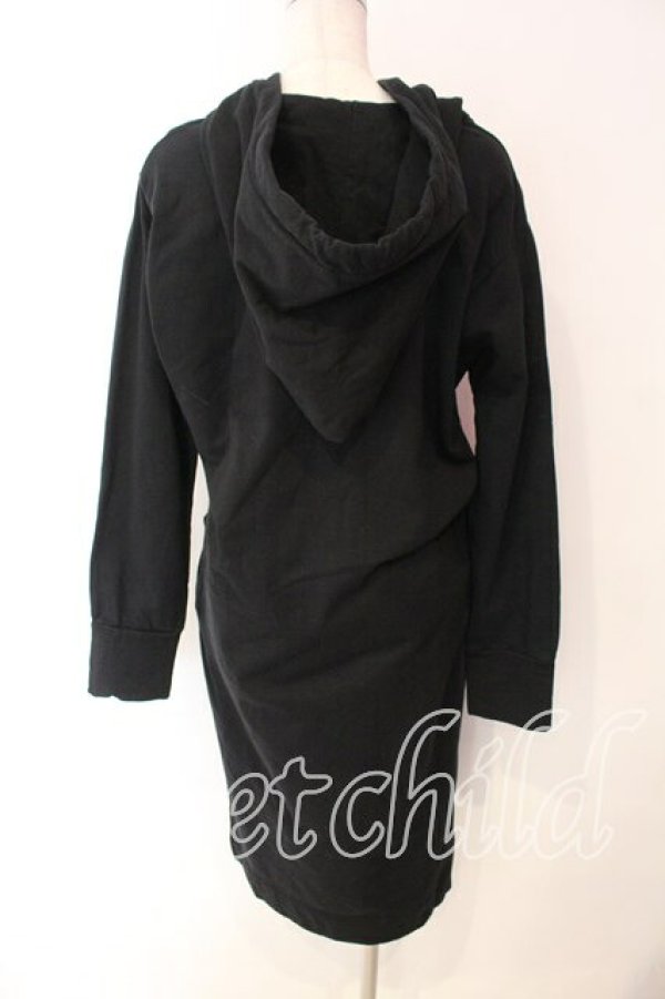 画像6: ヴィヴィアンウエストウッド 中古 / CHOICE 単色オーブパーカーワンピース 2 ブラック  O-25-12-14-023-op-YM-OS (6)