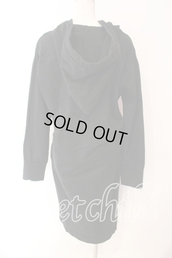 画像6: ヴィヴィアンウエストウッド 中古 / CHOICE 単色オーブパーカーワンピース 2 ブラック  O-25-12-14-023-op-YM-OS (6)