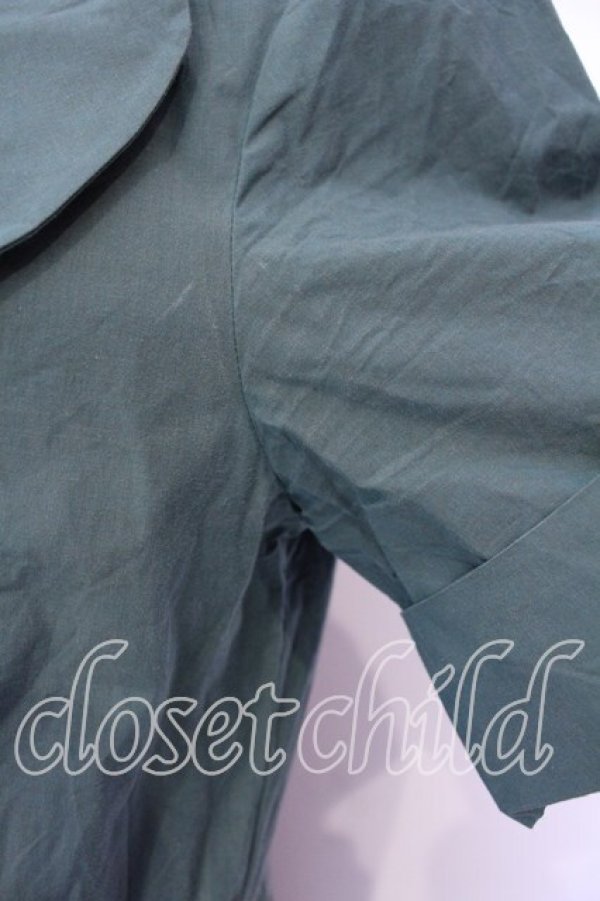 画像3: ヴィヴィアンウエストウッド 中古 / オーガニックコットン玉虫タイプライターラブシャツドレス 00 カーキ  O-25-12-14-027-bl-YM-OS (3)